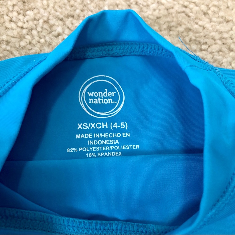 Wonder Nation Aqua Rashguard - Picture 4 of 4